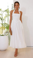 Caden Maxi Dress - White