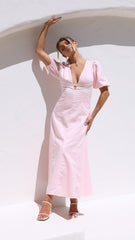 Sweetie Midi Dress - Pink