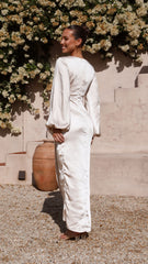 Naomi Long Sleeve Maxi Dress - Champagne