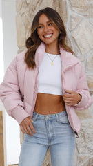 Carmen Puffer Jacket - Blush