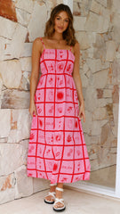 Alicia Maxi Dress - Pink Soleil