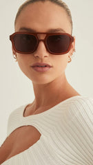 The Lais Sunglasses - Cocoa Auburn