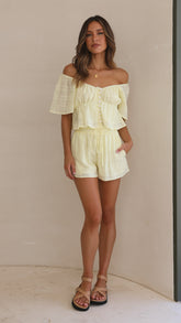 Amba Shorts - Yellow