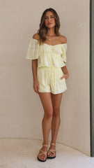 Amba Shorts - Yellow