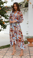 Vanessa Maxi Dress - Elora Print