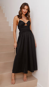 Elle Maxi Dress - Black