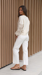 Molly Knit Top - Natural