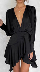 Sapphire Mini Dress - Black