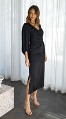 Meilani Midi Dress - Black