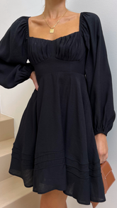 Lucy Mini Dress - Black