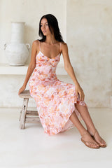 Bed Of Roses Maxi Dress Pink