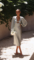 Cleo Midi Dress - Olive