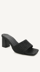 Ukko Heel - Black Raffia