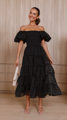 Deemi Maxi Dress - Black