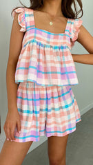 Siani Shorts - Multi Check