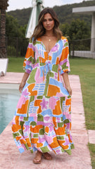 Mariana Maxi Dress - Pablo Print