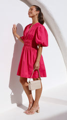 Charla Mini Dress - Hot Pink