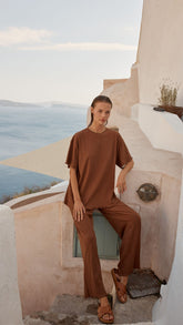 Maddox Pants - Coffee Rib