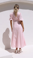 Sweetie Midi Dress - Pink
