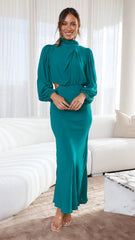 Rosella Midi Dress - Teal