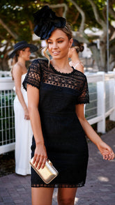 Anaya Dress - Black Lace