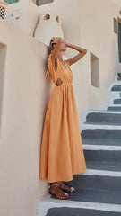 Dana Maxi Dress - Sunset Orange
