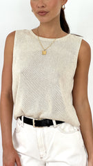 Fareeda Top - Natural