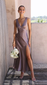 Taylor Maxi Dress - Mushroom