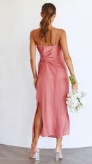 Kensington Dress - Baked Rose