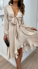 Starry Nights Dress - Champagne