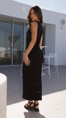 Malani Midi Dress - Black