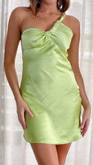 Salida Mini Dress - Lime