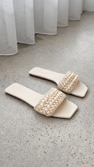 Fynn Sandal - Sand Raffia