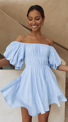 Adi Mini Dress - Blue