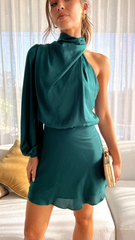 Desi Mini Dress - Emerald