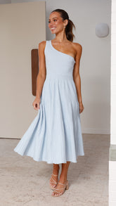 Mia Midi Dress - Blue