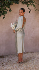 Cleo Midi Dress - Olive