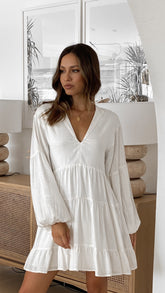 Gala Mini Dress - White