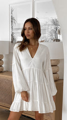 Gala Mini Dress - White
