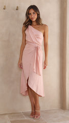 Floss Midi Dress - Blush