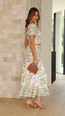 Kelsa Maxi Skirt - Multi Floral