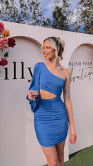 Soho Mini Dress - Blue