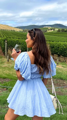 Adi Mini Dress - Blue