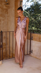 Lucia Maxi Dress - Dusty Pink