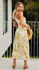 Jayma Maxi Dress - Yellow Floral