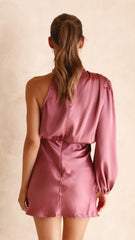 Lissy Mini Dress - Plum