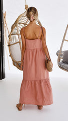 Nico Maxi Dress - Terracotta