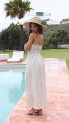 Cleo Maxi Dress - Natural