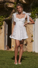 Karis Mini Dress - White