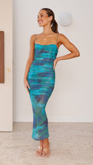 Kourt Midi Dress - Green